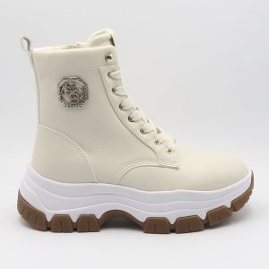 Sneaker alta benzon – Crema