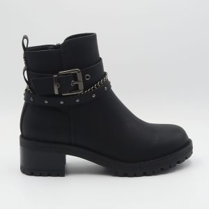 Stivaletto con borchie 172918 – Nero