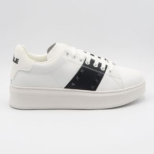 Sneaker addict con borchie – Bianco e nero