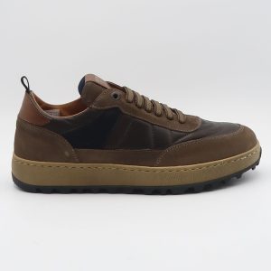 Sneaker vienna in camoscio – Tabacco