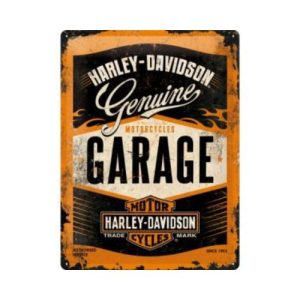 Targa in metallo Harley-Davidson Genuine Garage