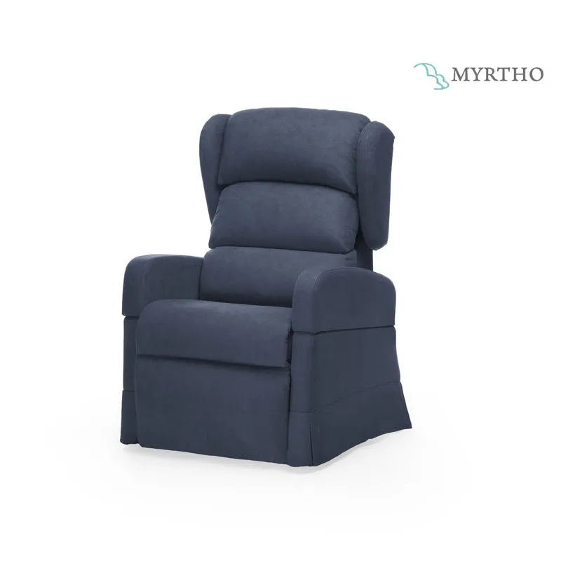 Poltrona Elevabile a Due Motori Ruote con Freno, Maniglione di spinta e Braccioli Estraibili – Myrtho PO420 – Moretti