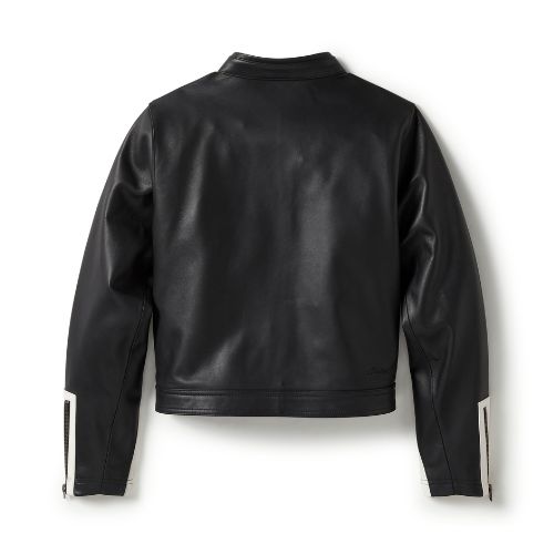 Giacca in pelle Essential Moto Blocked da donna - immagine 4