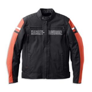 Giacca da moto impermeabile Harley-Davidson Hazard da uomo