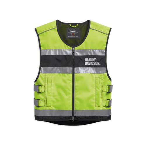 Gilet riflettente ad alta visibilità omologato CE da uomo giallo
