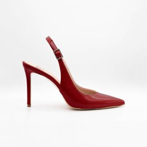 Slingback bordeaux vernice PERIS 2613