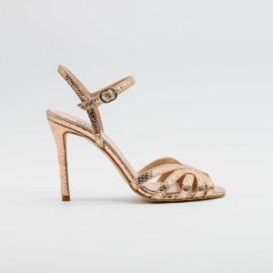 Sandalo DANY 2610 in serpente met cipria