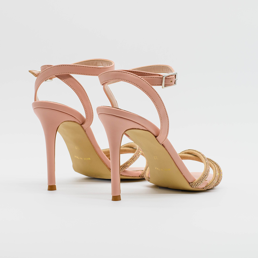 Sandalo DANY 2616 cipria con strass - immagine 6