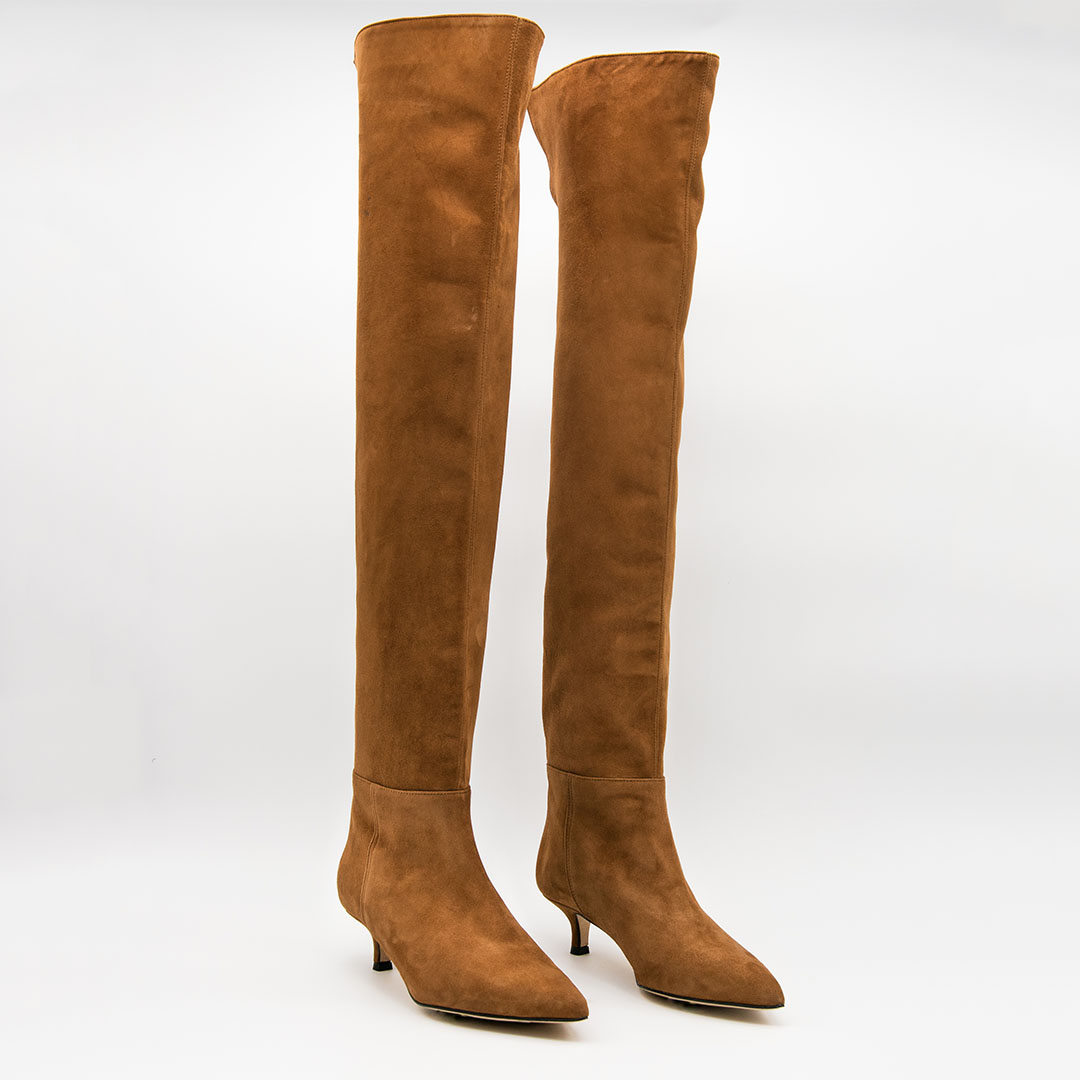 Stivale in Suede sigaro ROGER 2191 - immagine 4