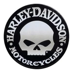 Targa rotonda in latta Harley-Davidson Willie G. Skull
