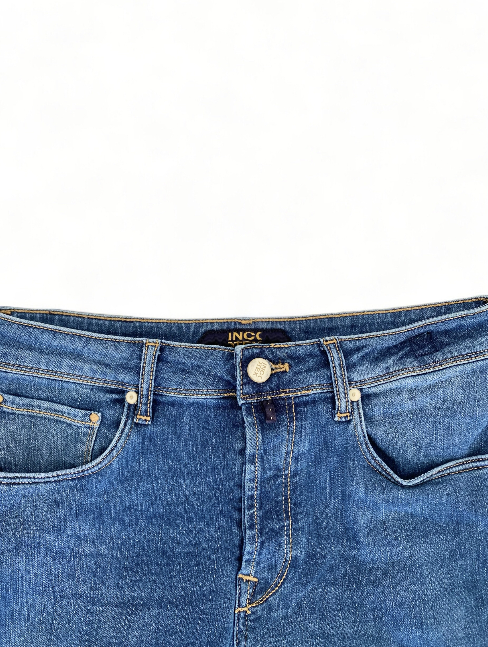 INCOTEX jeans slim fit chiaro - immagine 3