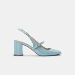 Sandalo slingback MARA 2586 Vernice Turchese