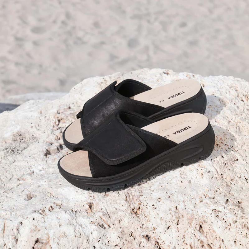 Ciabatta Peonia Tqura YDA – Optima Molliter – Colore Nero - immagine 7