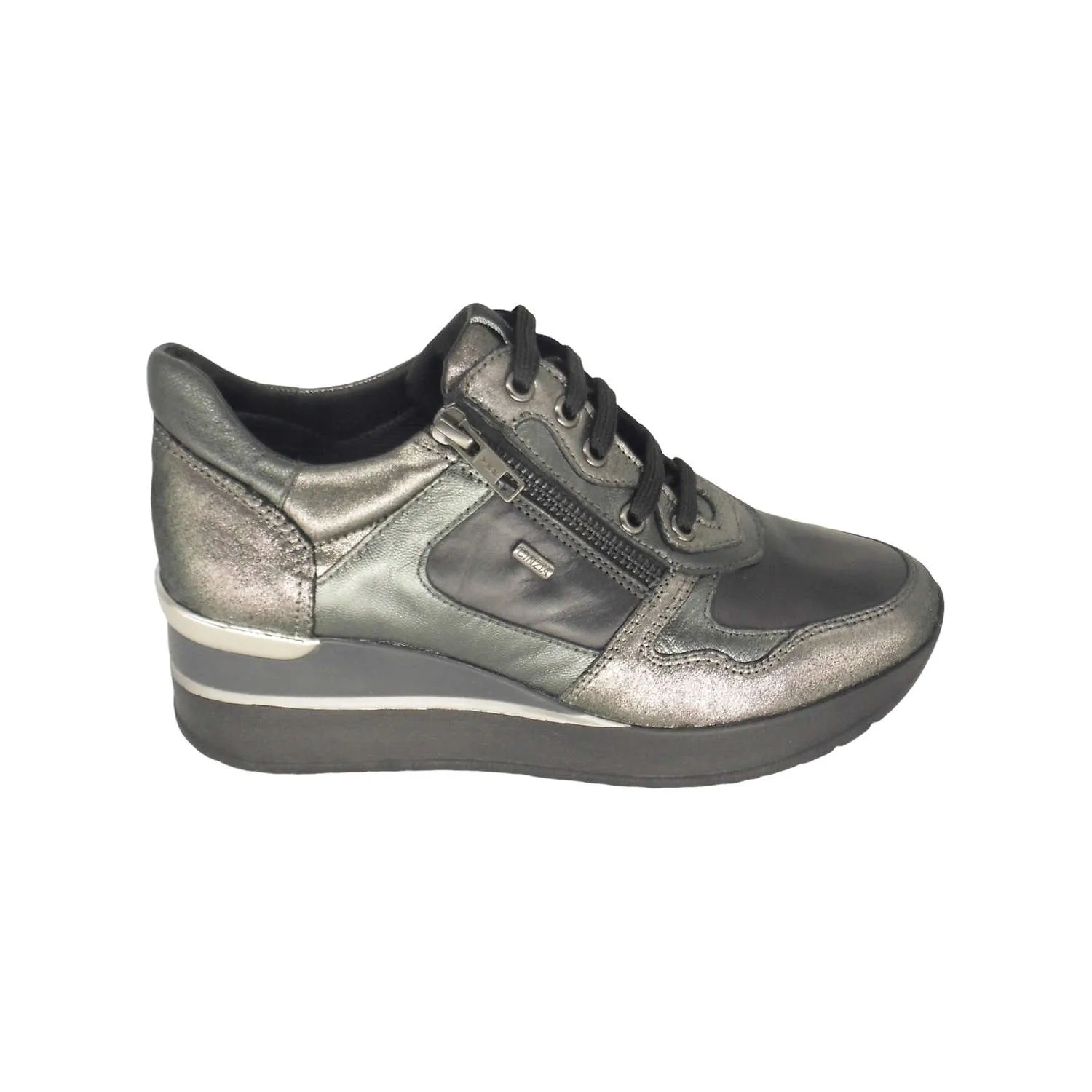 Scarpe Comode Sneakers Con Zeppa Medio Alta Cinzia Soft Iv2518913G - immagine 3