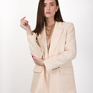 BLAZER OVERSIZE IN VISCOSA E LINO – CARLOTTA – HAVEONE