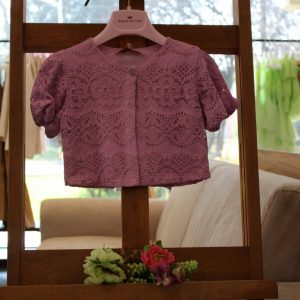 Coprispalle in pizzo bimba