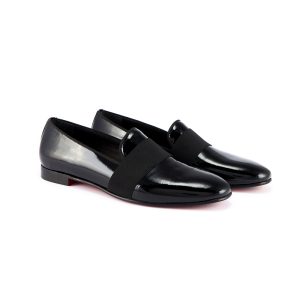 Mocassino nero lucido FELIPE