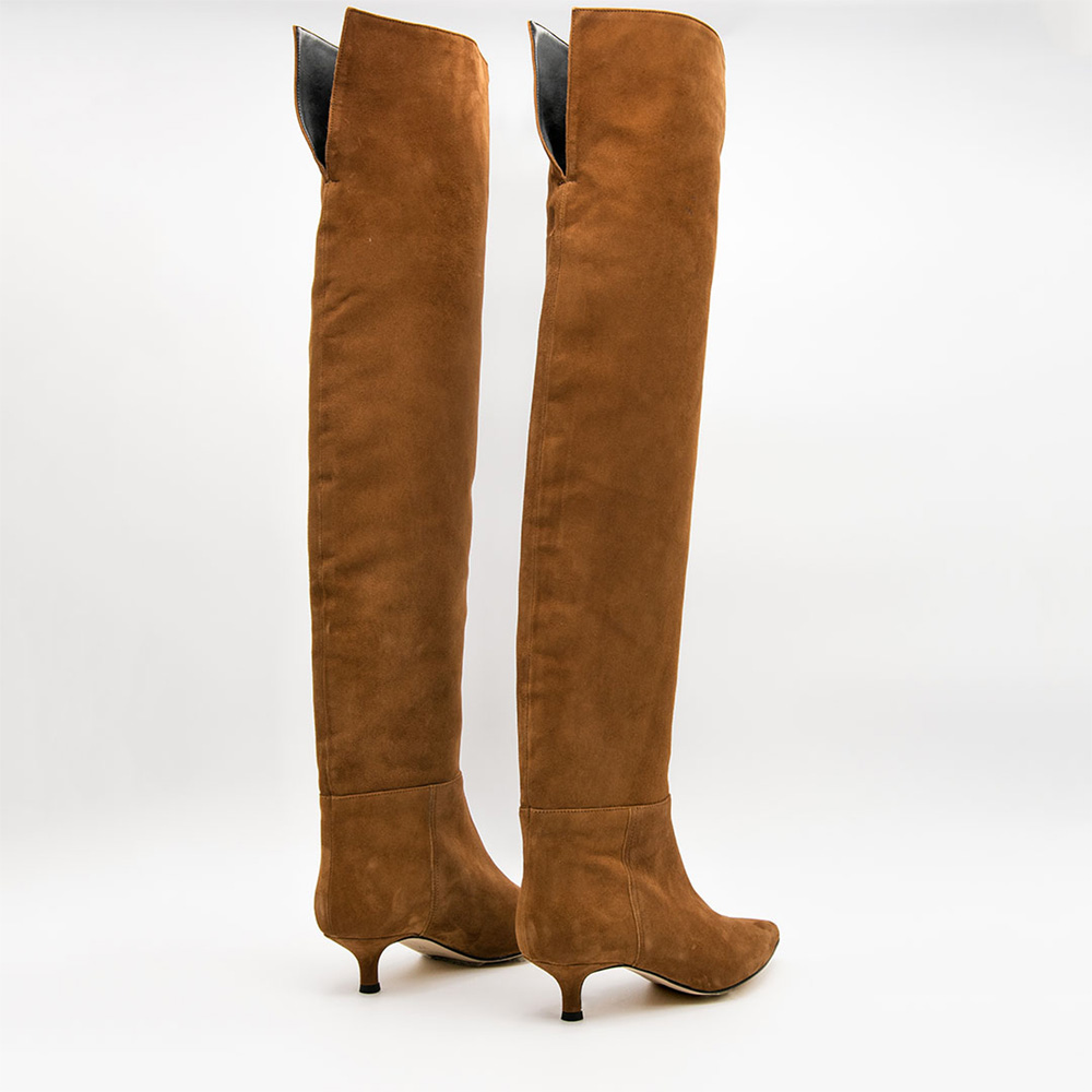 Stivale in Suede sigaro ROGER 2191 - immagine 5