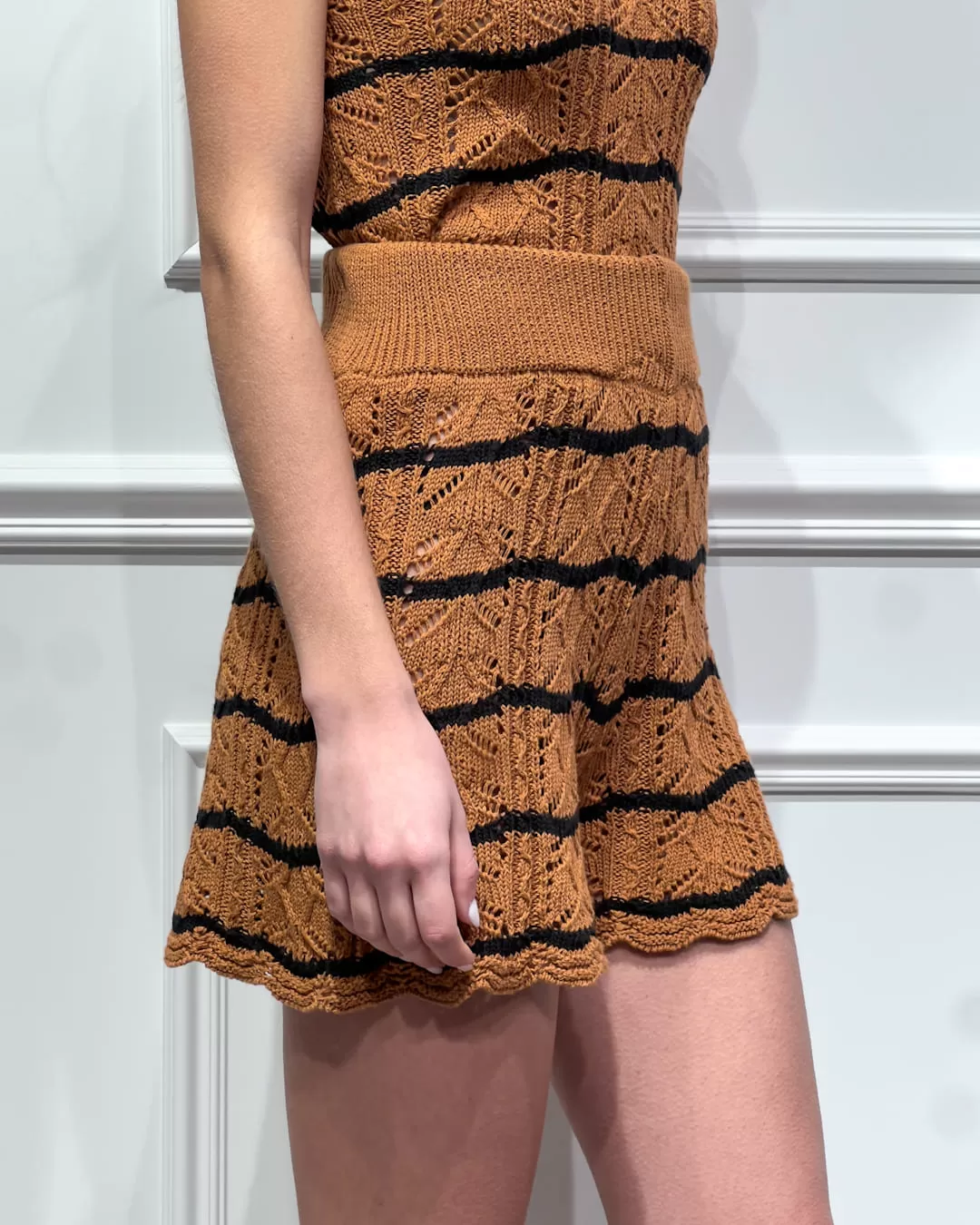 SHORTS EFFETTO CROCHET – DIXIE - immagine 5