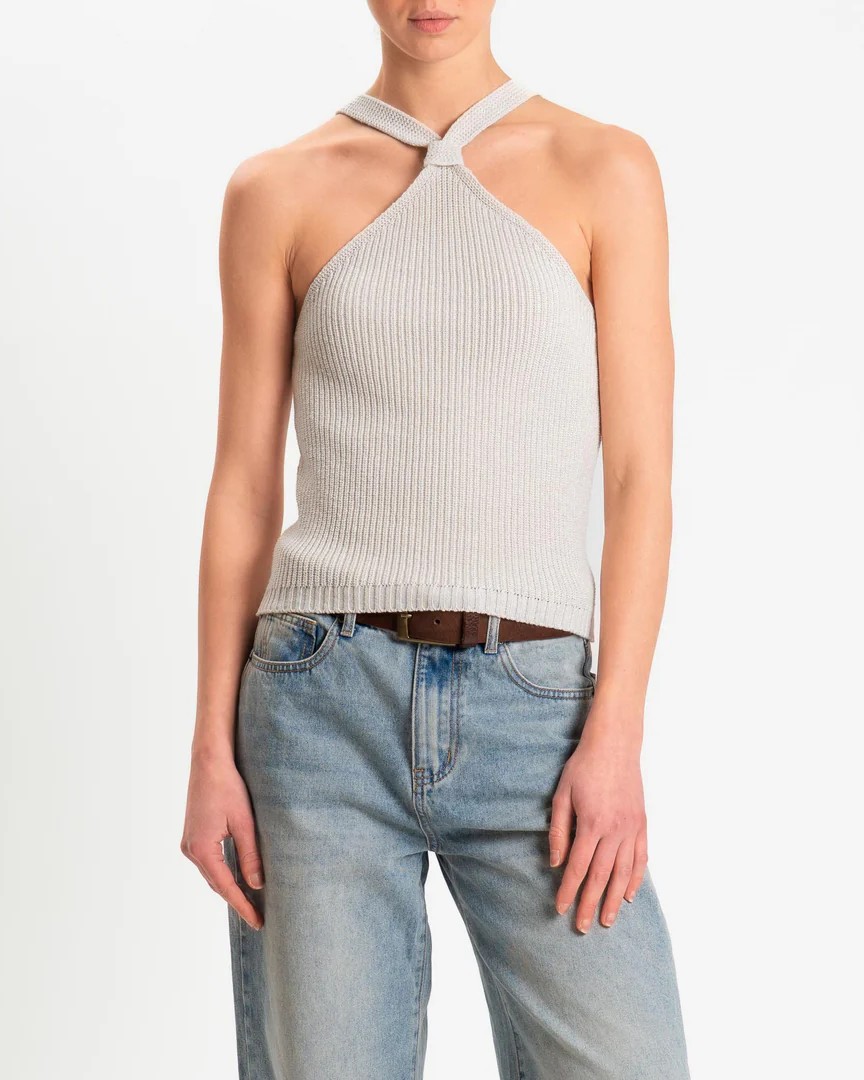 TOP HALTER CON NODO – KONTATTO - immagine 5